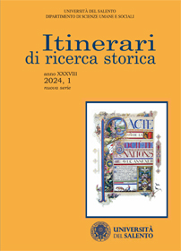 Itinerari di Ricerca Storica - Cover