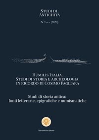 Studi di Antichità - Cover